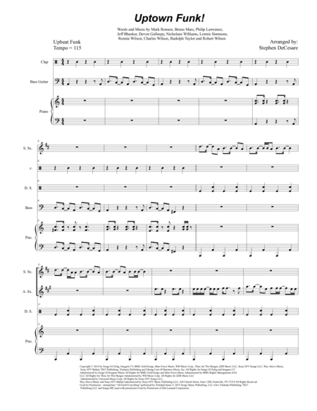 Uptown Funk (arr. Stephen DeCesare)