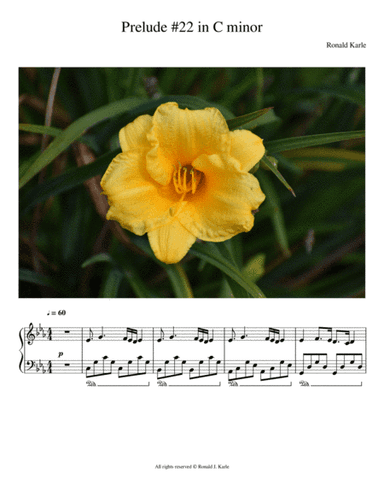 Prelude #22 in C minor