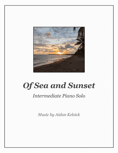 Of Sea and Sunset - Intermediate Piano Solo