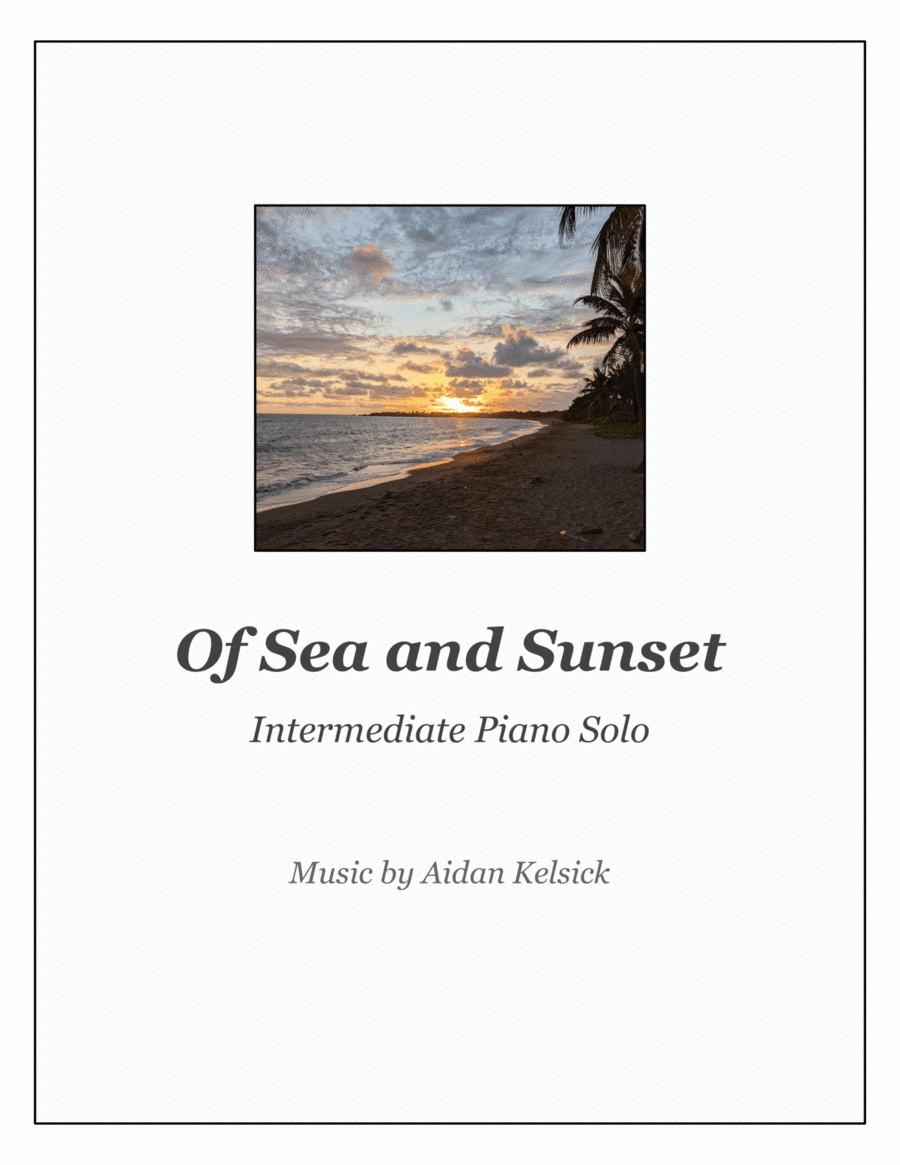 Of Sea and Sunset - Intermediate Piano Solo
