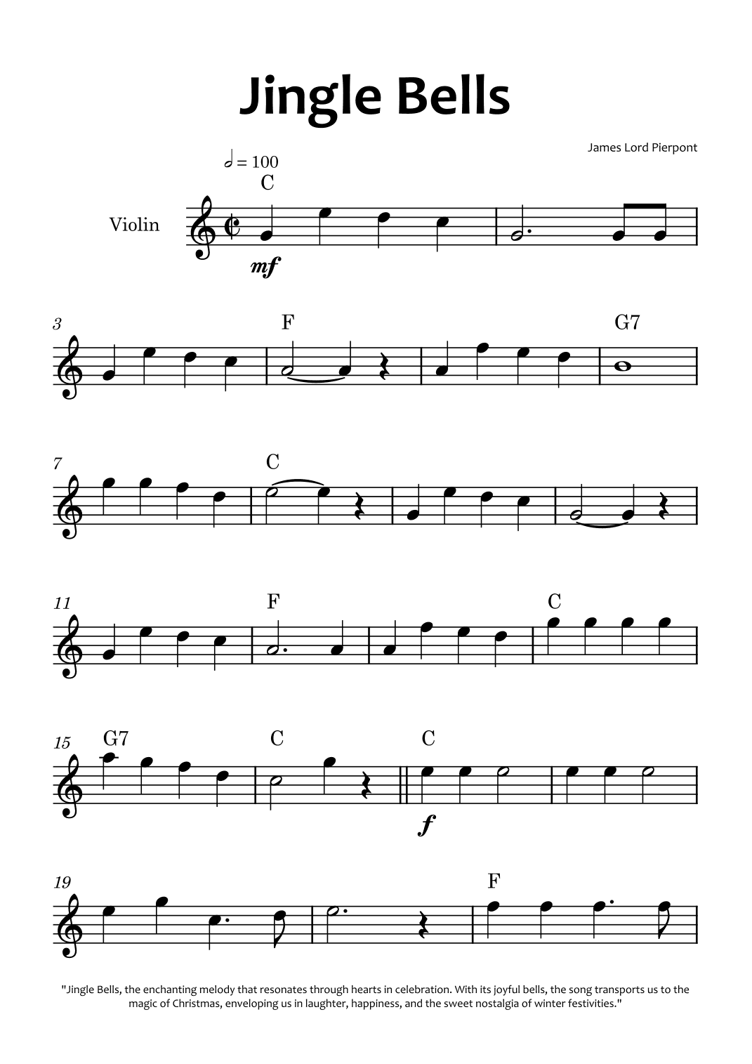 Jingle Bells (arr. Glauco Fernandes)