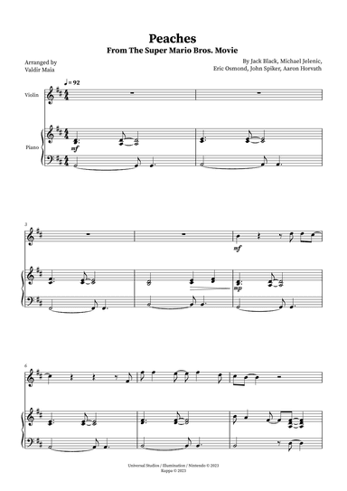 Peaches (arr. Valdir Maia)