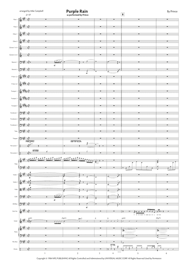 Purple Rain (arr. Mike Campbell)
