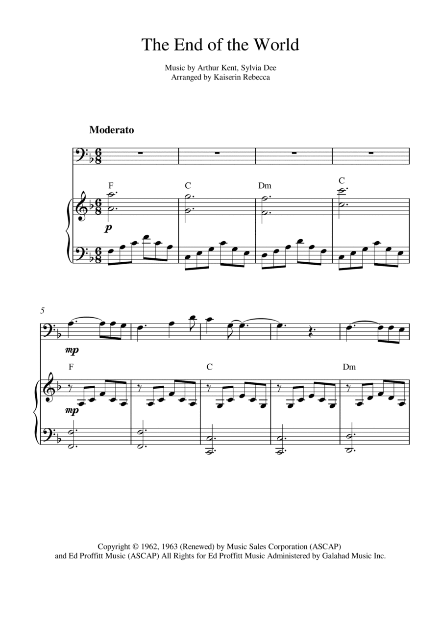 The End Of The World (arr. Kaiserin Rebecca)