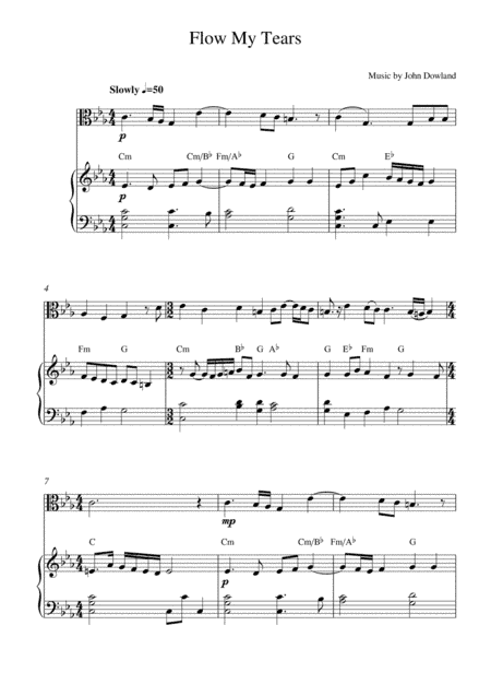 Flow My Tears (arr. Kaiserin Rebecca)