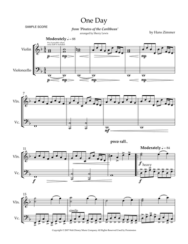 One Day (arr. Sherry Lewis)