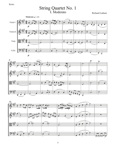 String Quartet No. 1