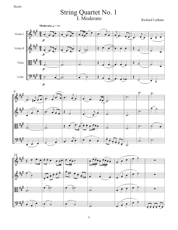 String Quartet No. 1