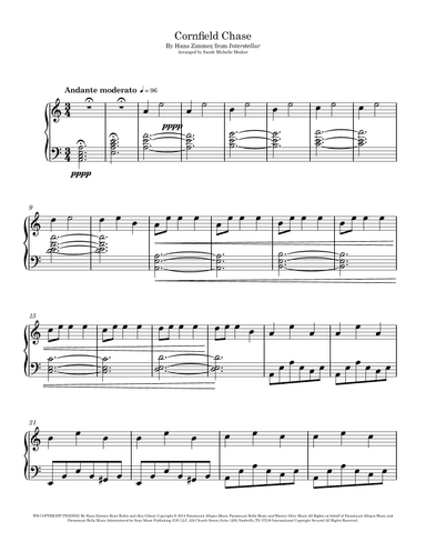 Cornfield Chase (arr. Sarah Michelle Mosher)