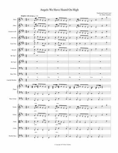 Angels We Have Heard On High (arr. Klint A Kallies)