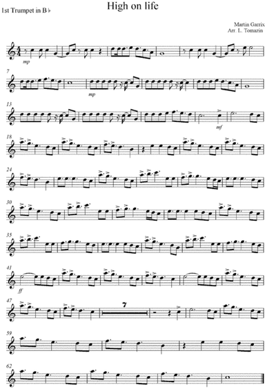 Martin Garrix - High on life for brass quintet (arr. Luka Tomazin)