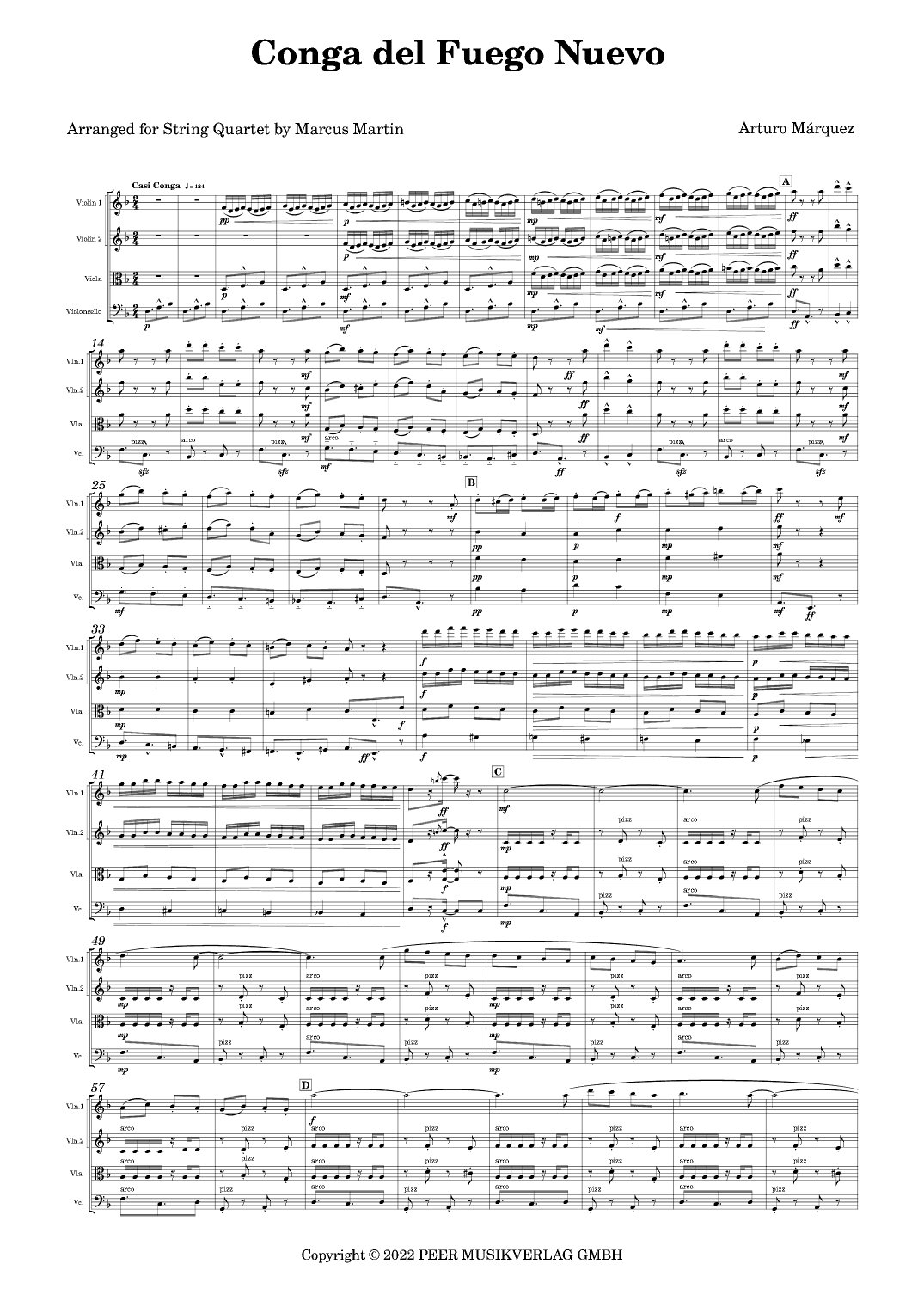 Conga Del Fuego Nuevo (arr. Marcus Martin)