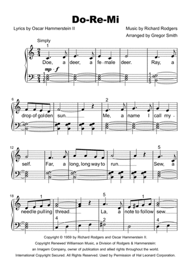 Do-Re-Mi (arr. Gregor Smith)