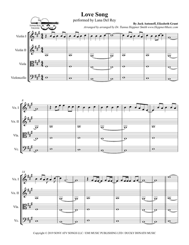 Love Song (arr. Dr. Tianna Heppner Smith www.HeppnerMusic.com)
