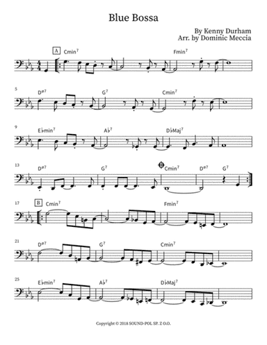 Blue Bossa (arr. Dominic Meccia)