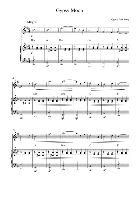 Gypsy Moon (arr. Kaiserin Rebecca)