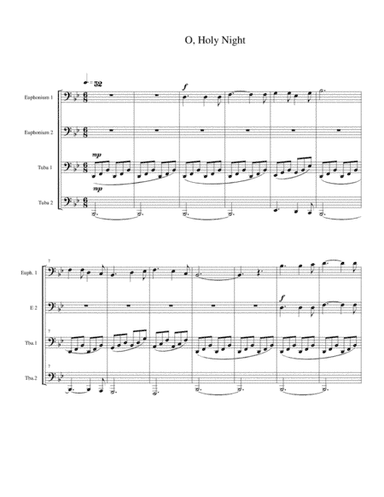 O, Holy Night (arr. Kenneth D. Friedrich)