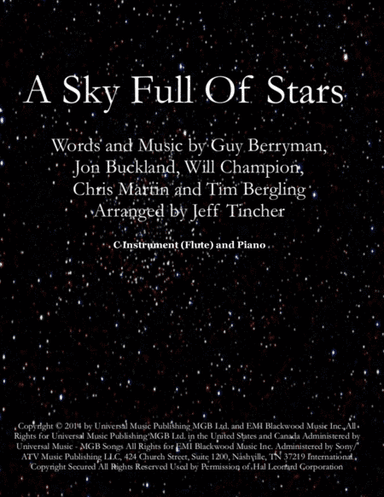 A Sky Full Of Stars (arr. Jeff Tincher)