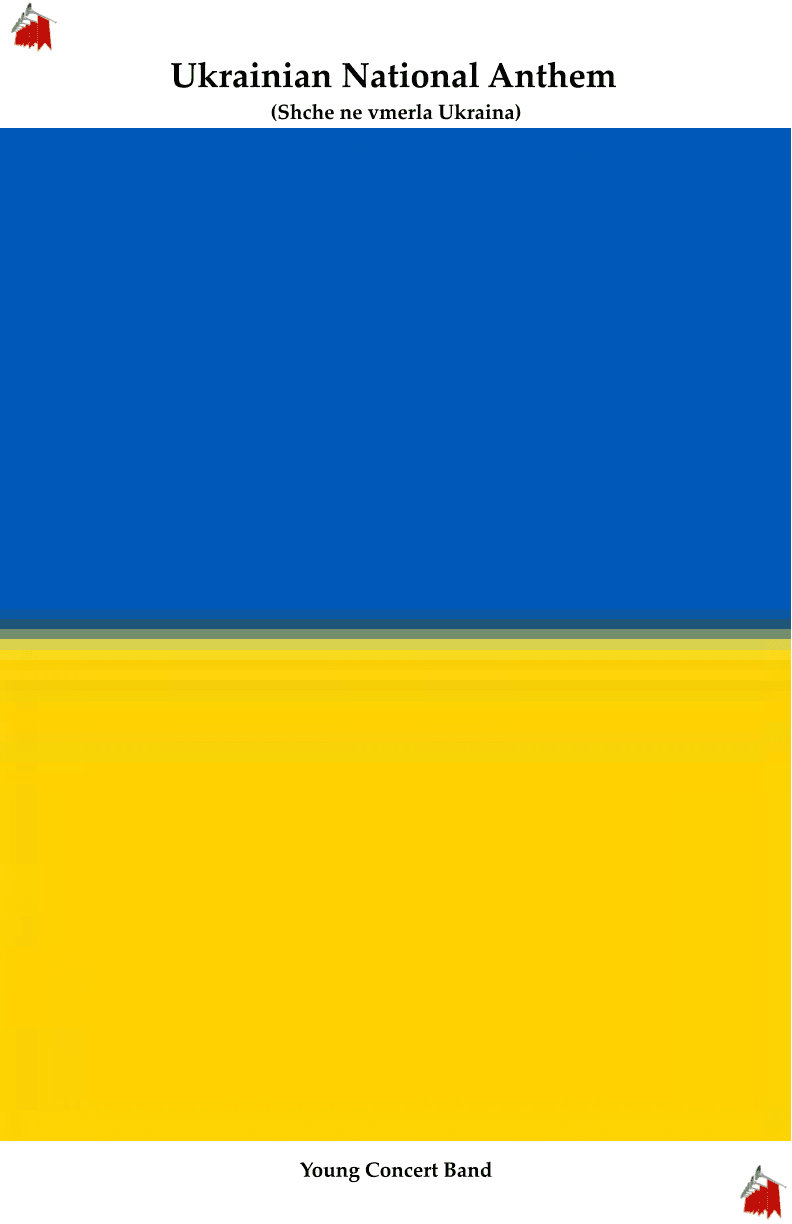 Ukrainian National Anthem for Young/School Concert Band (arr. Keith Terrett)