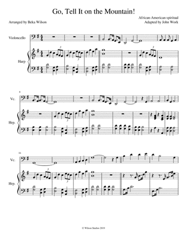 Go Tell It on the Mountain (arr. Beka Wilson)