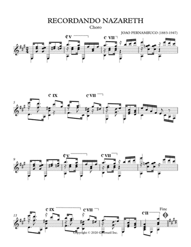 RECORDANDO NAZARETH (arr. Globrazil)