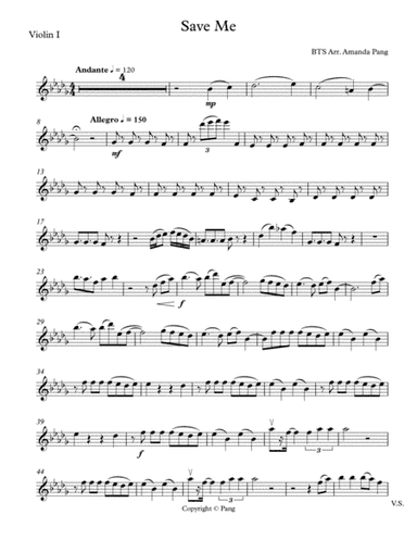 Save Me (arr. Amanda Pang)