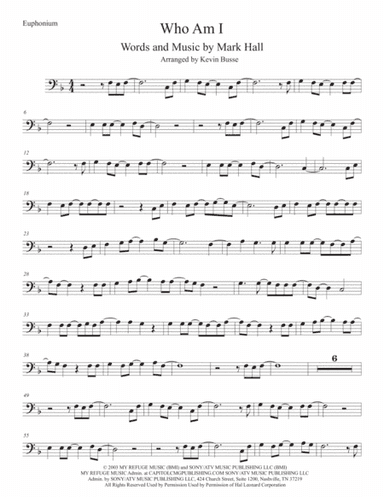 Who Am I (arr. Kevin Busse)