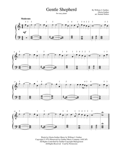 Gentle Shepherd (arr. Samuel Stokes)