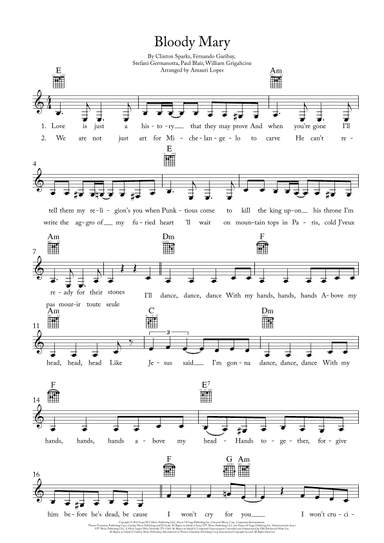 Bloody Mary (arr. Amauri Lopes)