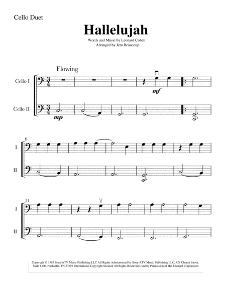 Hallelujah (arr. Jennifer Wilson)