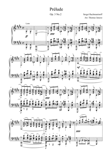 Prelude C? minor (arr. Thomas Jancso)