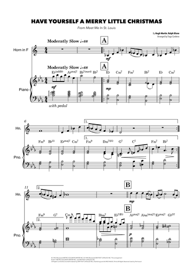 Have Yourself A Merry Little Christmas (arr. Tiago Cordeiro)