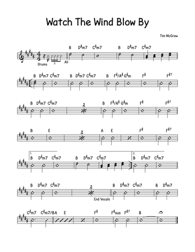 Watch The Wind Blow By (arr. David M Fagnant)