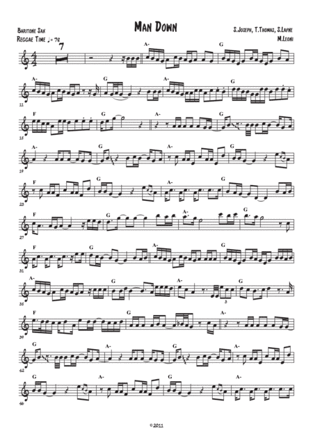Man Down (arr. Maurizio Leoni)