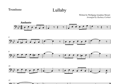Lullaby (arr. Zachary Corbett)