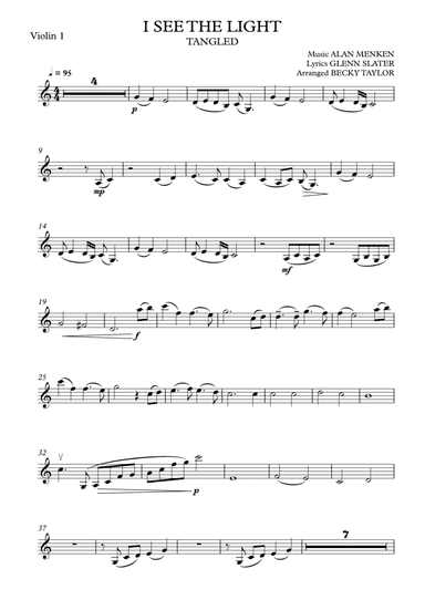 I See The Light (arr. Becky Taylor)