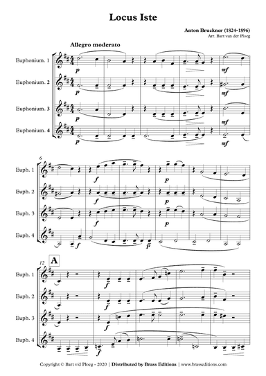 Locus Iste (arr. Bart van der Ploeg)