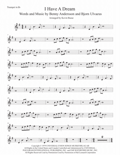 I Have A Dream (arr. Kevin Busse)