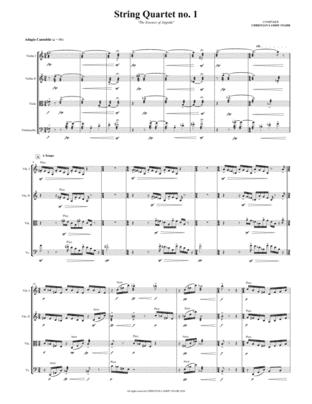 String Quartet no. 1 (The Essence of Jeppidu)