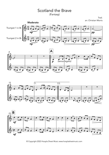 Scotland the Brave (arr. Christian Morris)