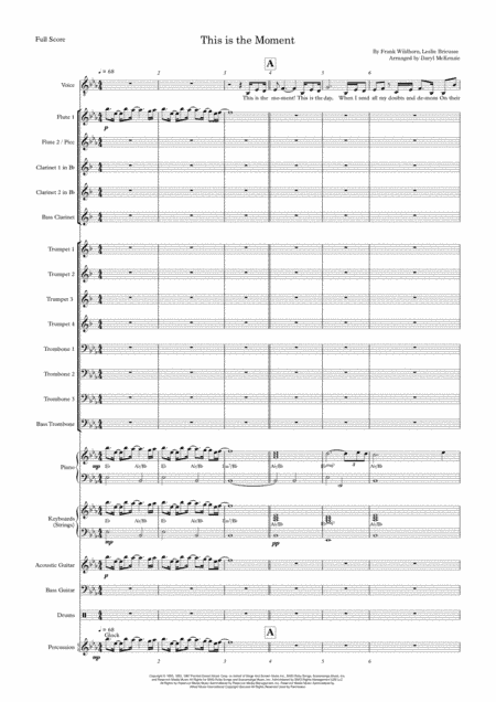 This Is The Moment (arr. Daryl McKenzie)