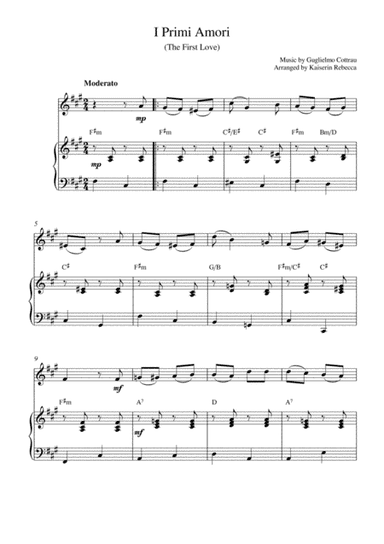 I Primi Amori (The First Love) (arr. Kaiserin Rebecca)