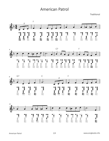 American Patrol (arr. songbooks.info)
