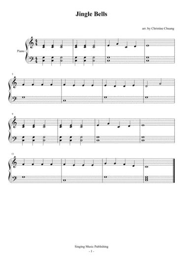 Jingle Bells (arr. Christine Chuang)