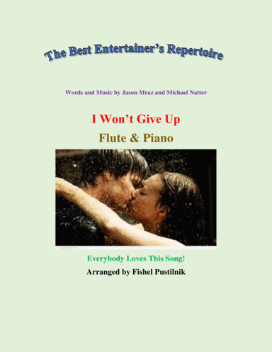 I Won't Give Up (arr. Fishel Pustilnik)