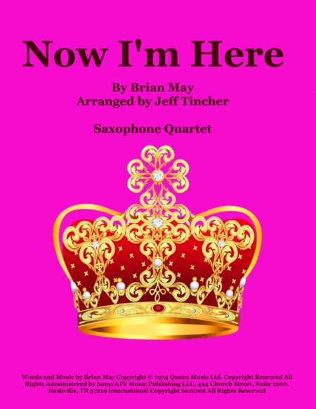 Now I'm Here (arr. Jeff Tincher)