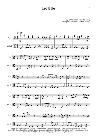 Let It Be (arr. The Beatles)