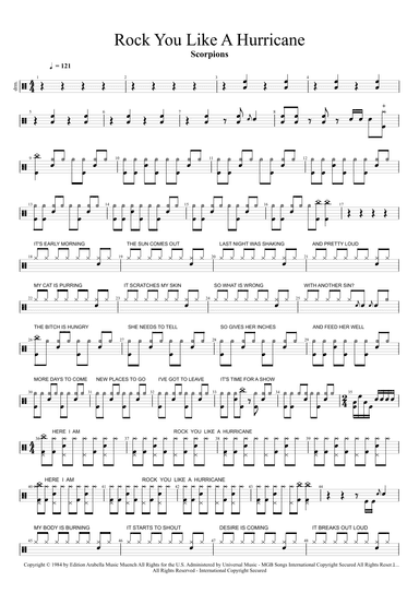 Rock You Like A Hurricane (arr. Cyril Mayer)
