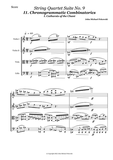 String Quartet Suite No. 9