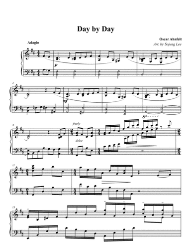 Day by Day (arr. So Jung Lee)